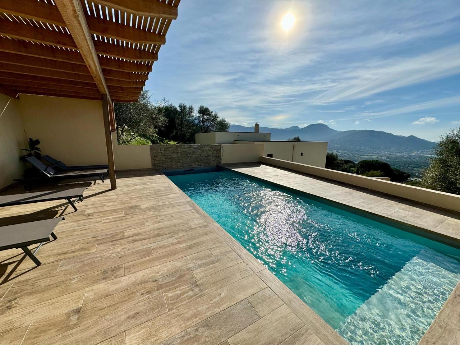 Super Villa Moderne Corbara Vue Mer Exteriér fotografie