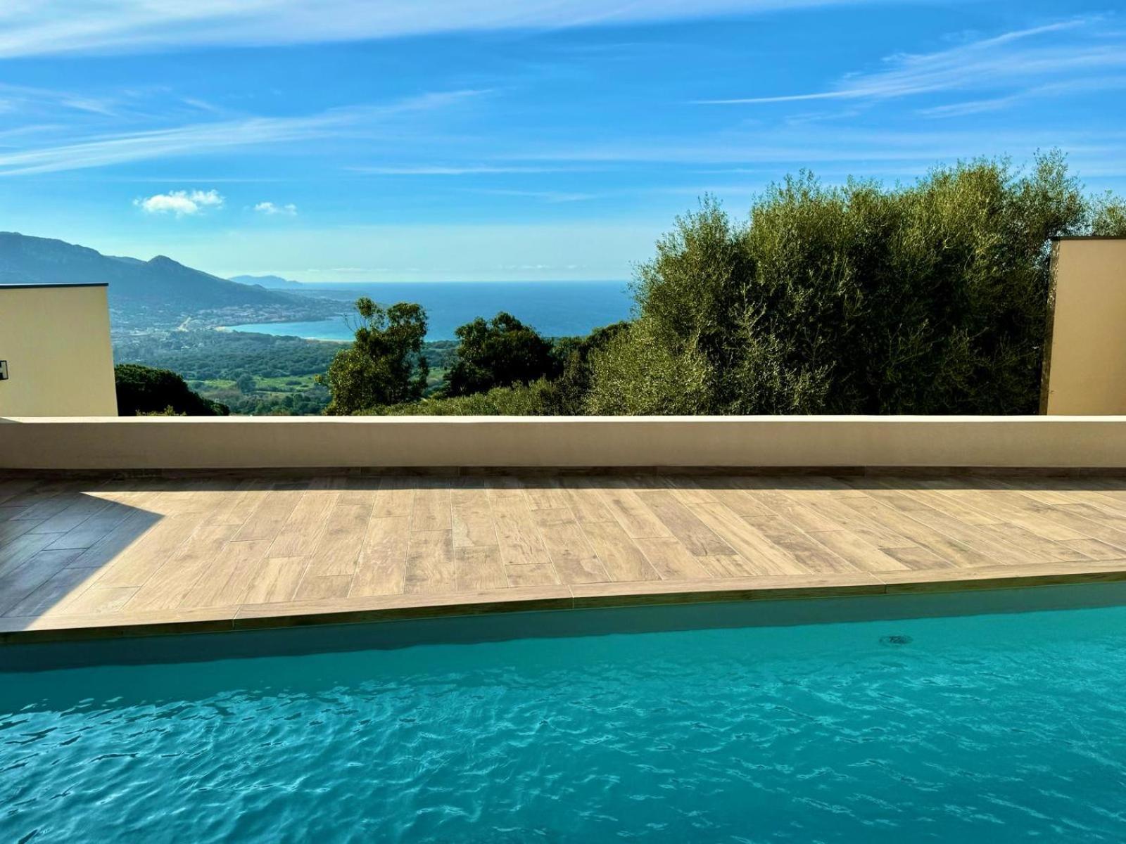 Super Villa Moderne Corbara Vue Mer Exteriér fotografie